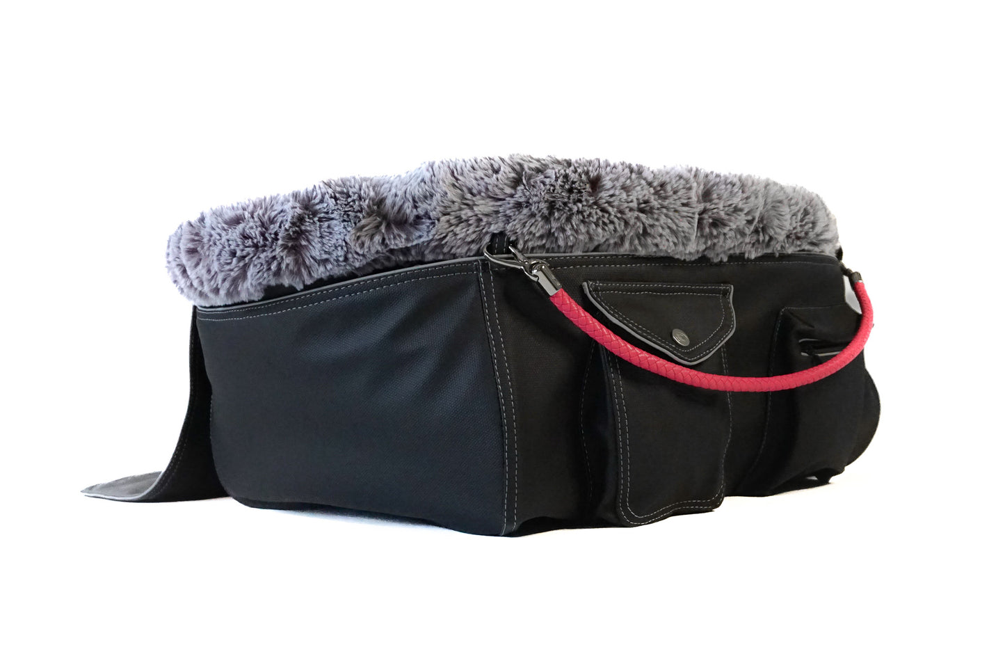 Weekender 4Seasons, schwarz mit Kontrastnähten, M