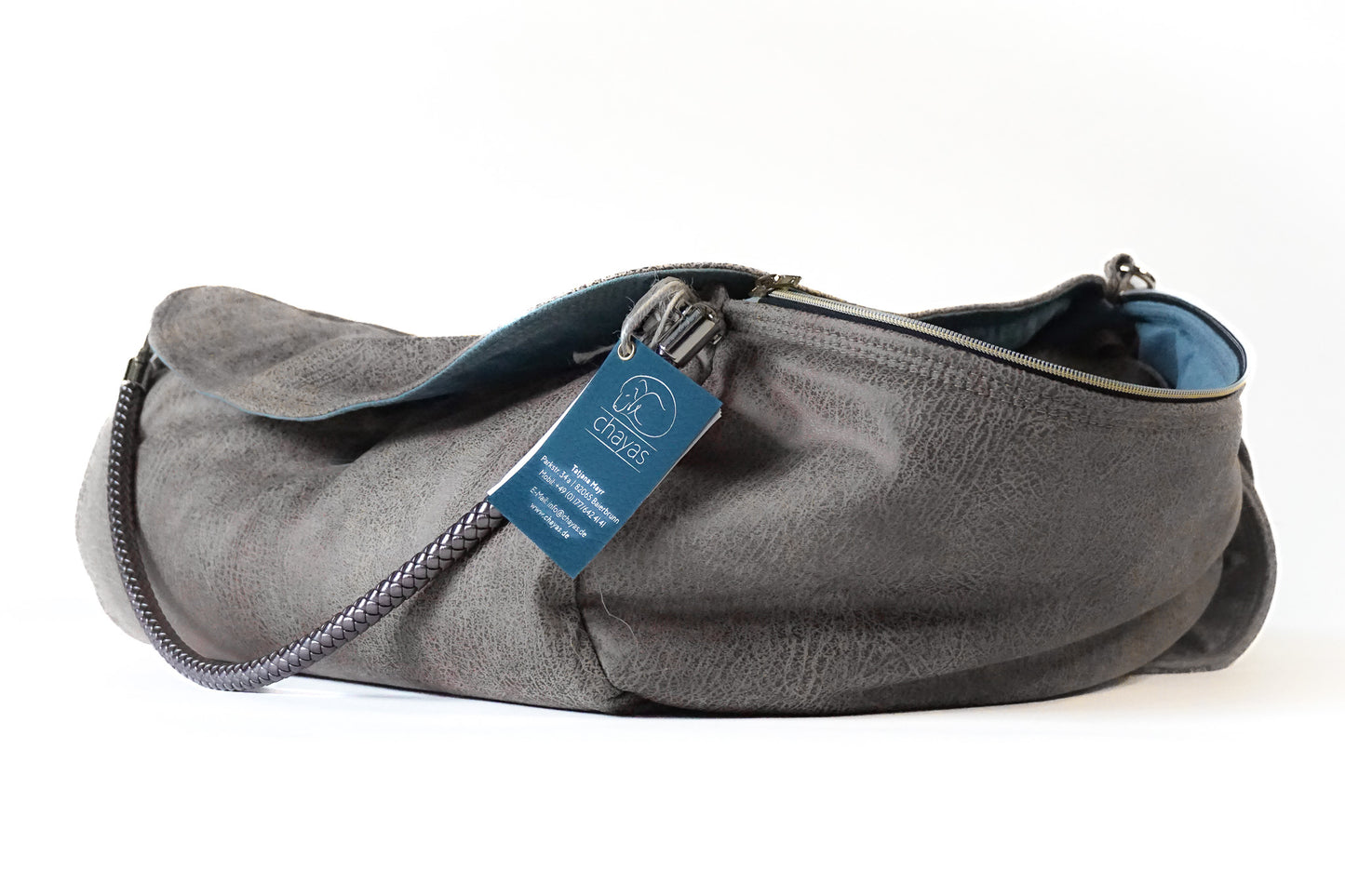 Weekender, taupe with cross body strap, size M