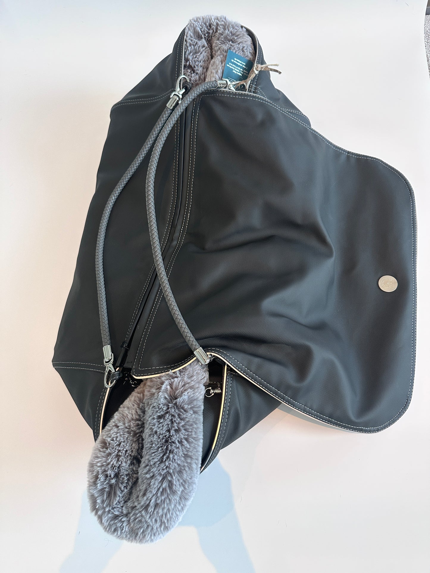 Weekender 4Seasons, schwarz mit Kontrastnähten, M