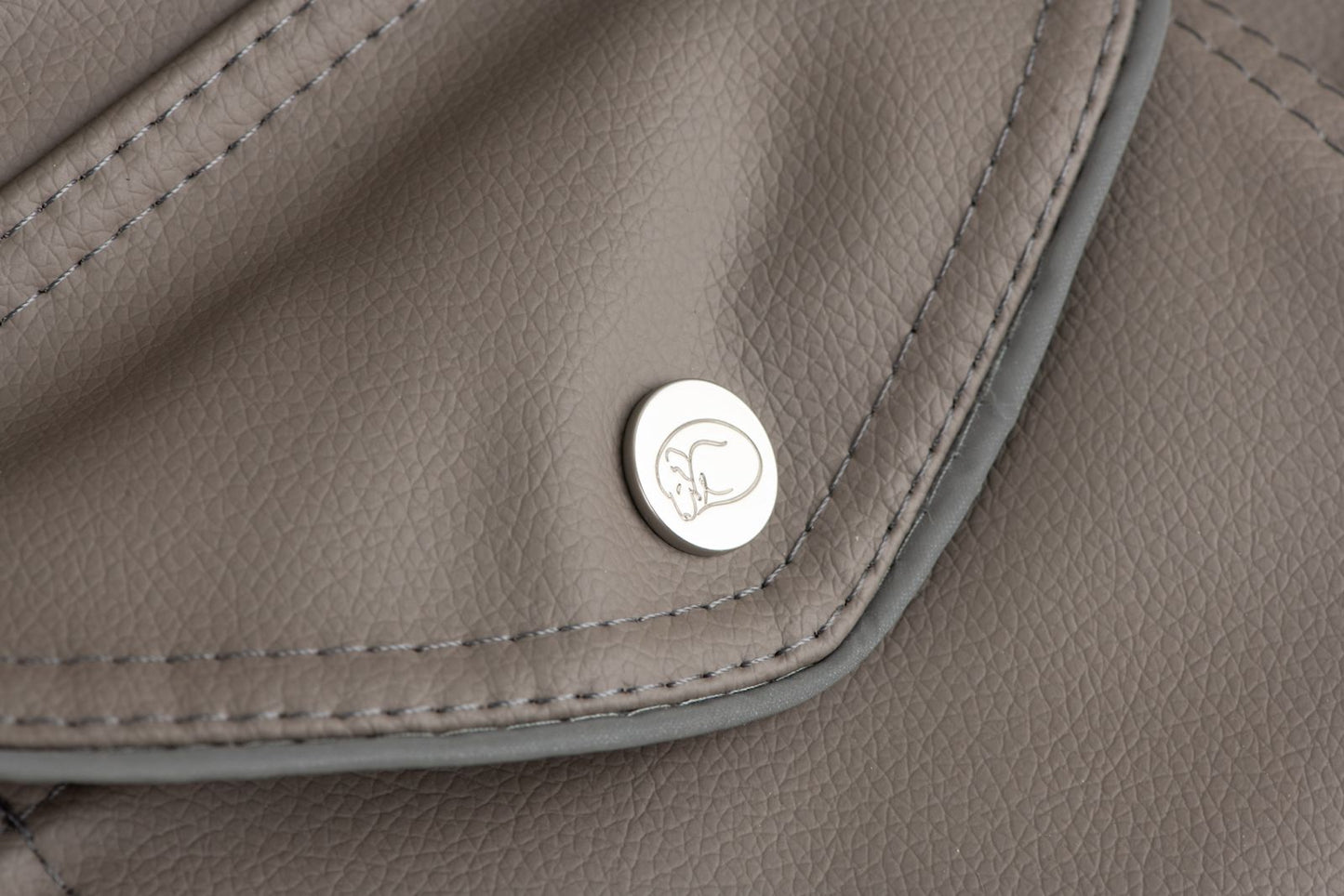Hundetasche Weekender Solo  [[ dark taupe - iceblue ]]