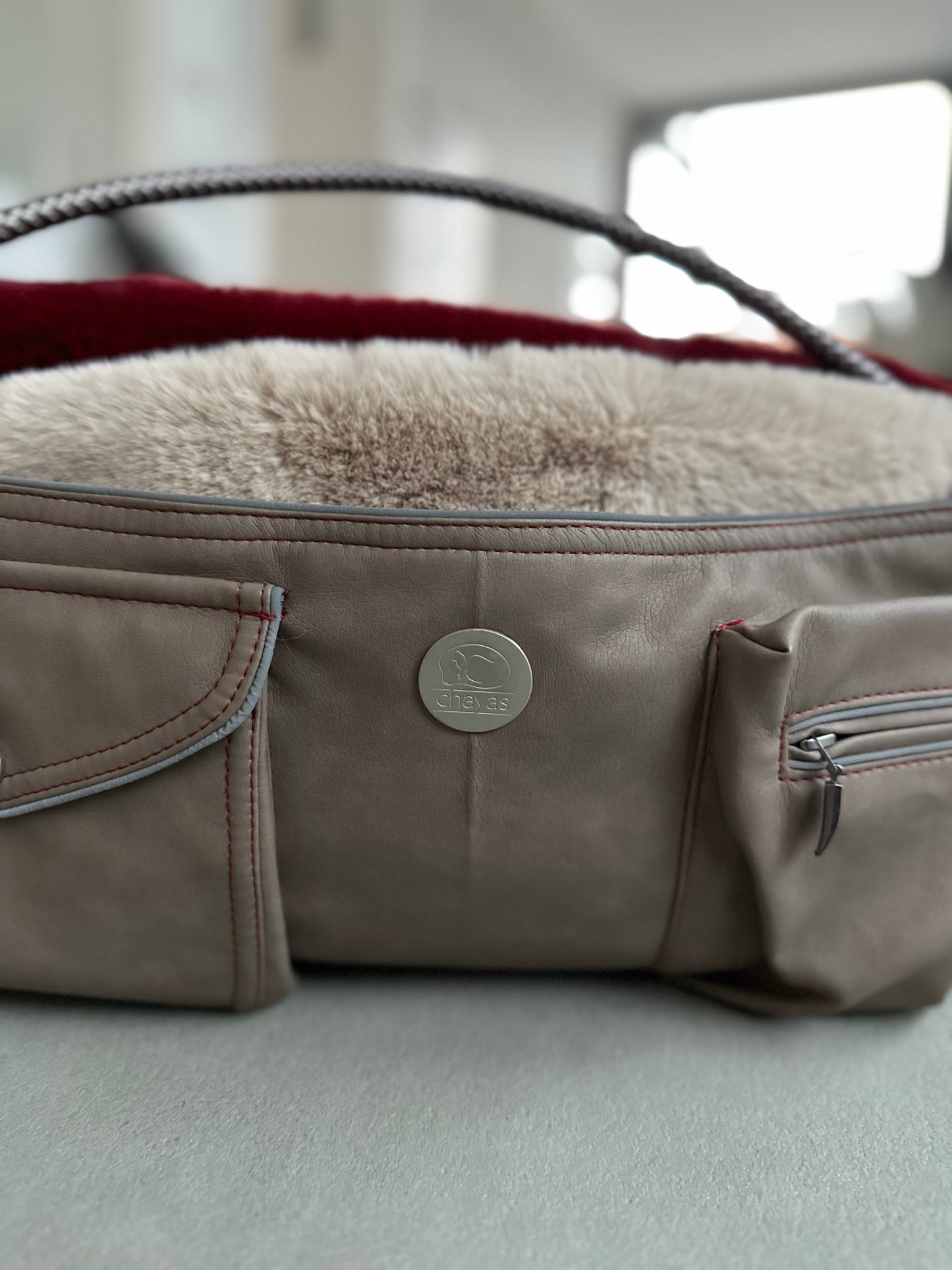 Hundetasche Weekender 4Seasons [[ Farbe: sandy red, Grösse: M ]]