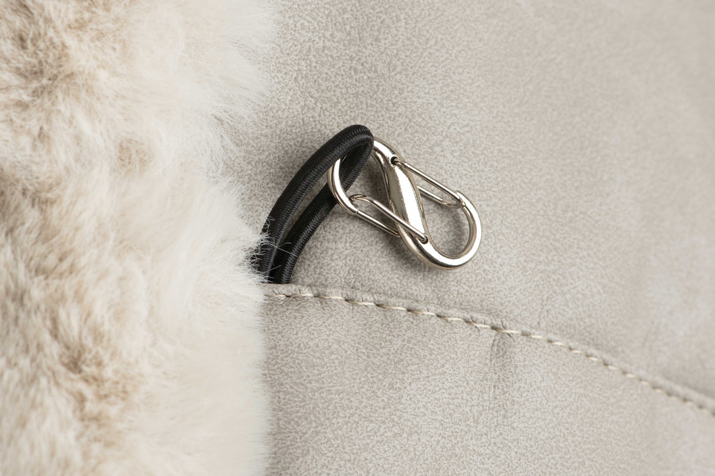 Hundetasche Weekender ice-berry, salt & pepper Inlay