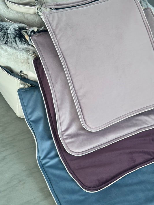 Hundetasche Weekender ice-dustyrose, silverstone Inlay