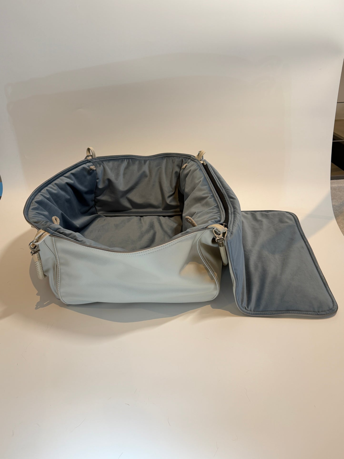 Hundetasche Weekender ice - iceblue, silverstone Inlay