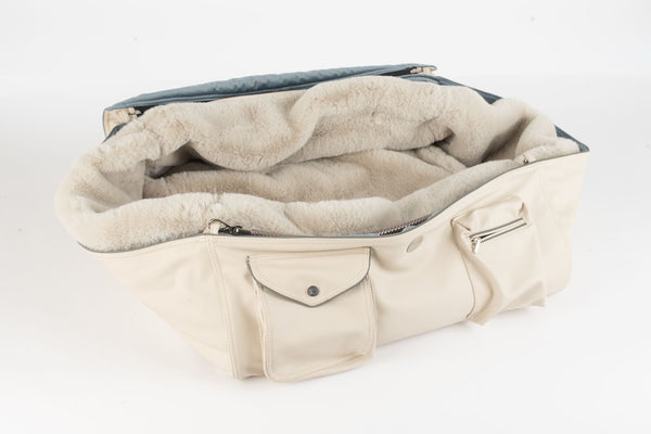 Hundetasche Weekender ice - iceblue, silverstone Inlay