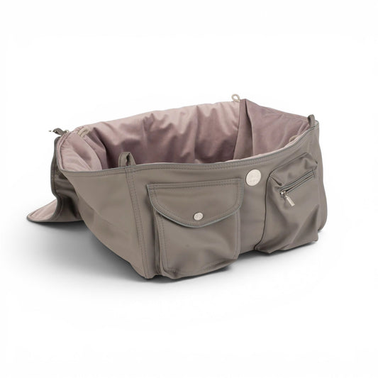 Hundetasche Weekender [[ Dark Taupe - Dusty Rose ]]