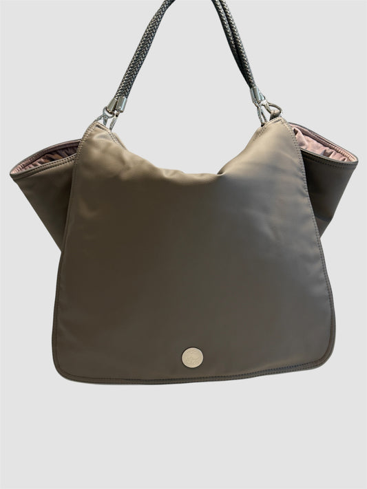 Hundetasche Weekender [[ Dark Taupe - Dusty Rose ]]