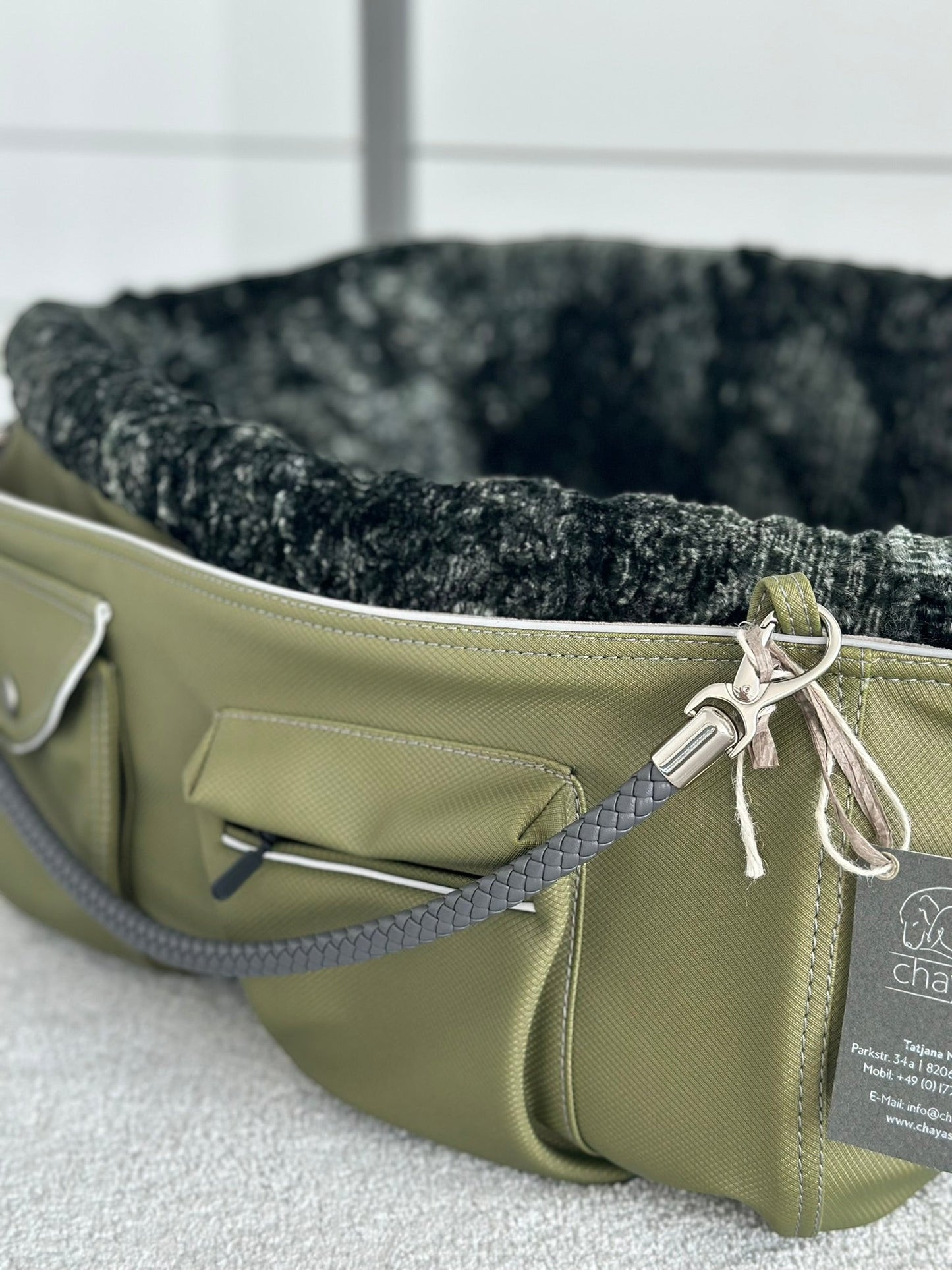 Hundetasche Weekender 4Seasons, moosgrün, M