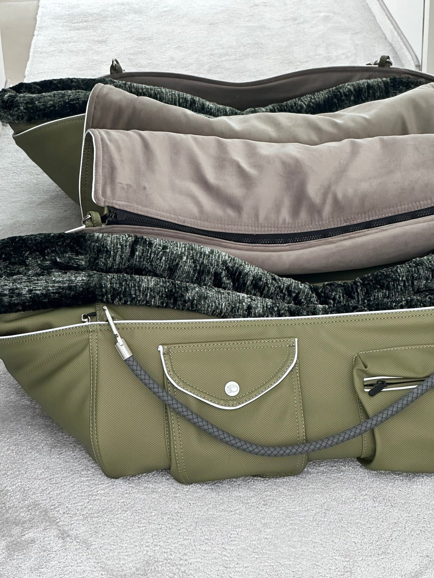 Hundetasche Weekender 4Seasons, moosgrün, M
