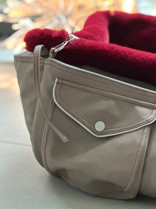 Hundetasche Weekender 4Seasons [[ Farbe: sandy red, Grösse: M ]]