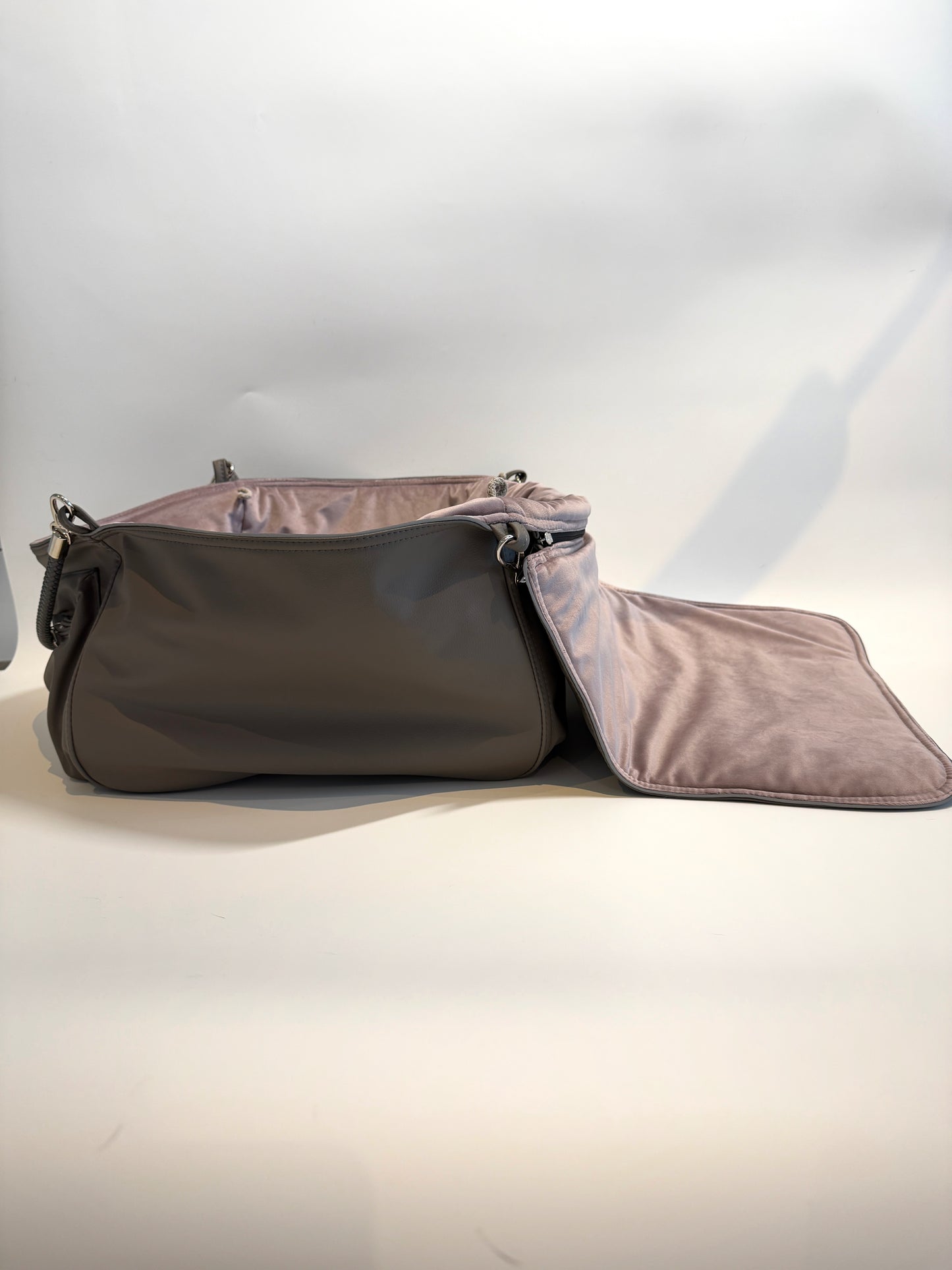 Weekender — Dark Taupe / Dusty Rose