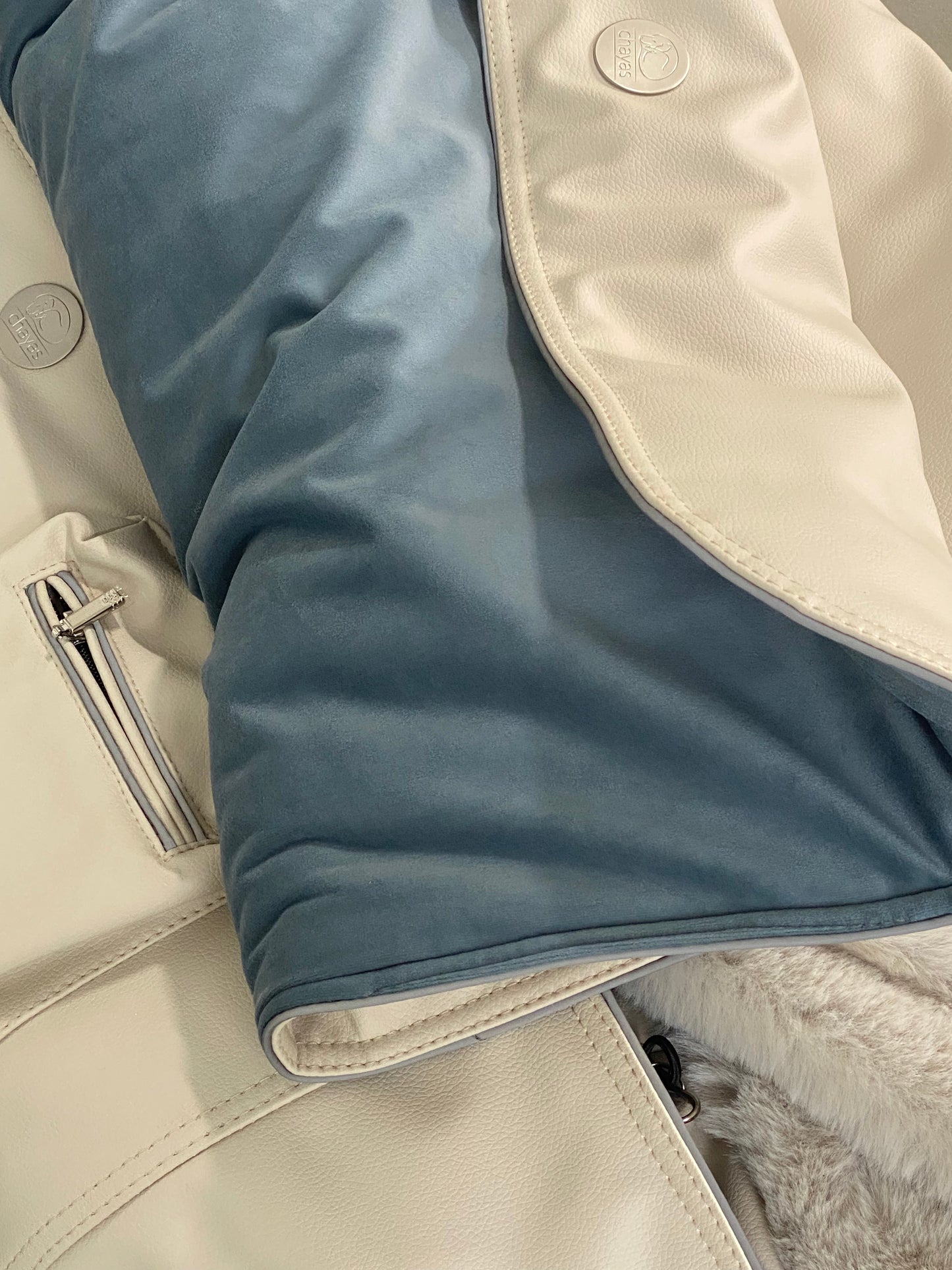 Hundetasche Weekender ice - iceblue, silverstone Inlay