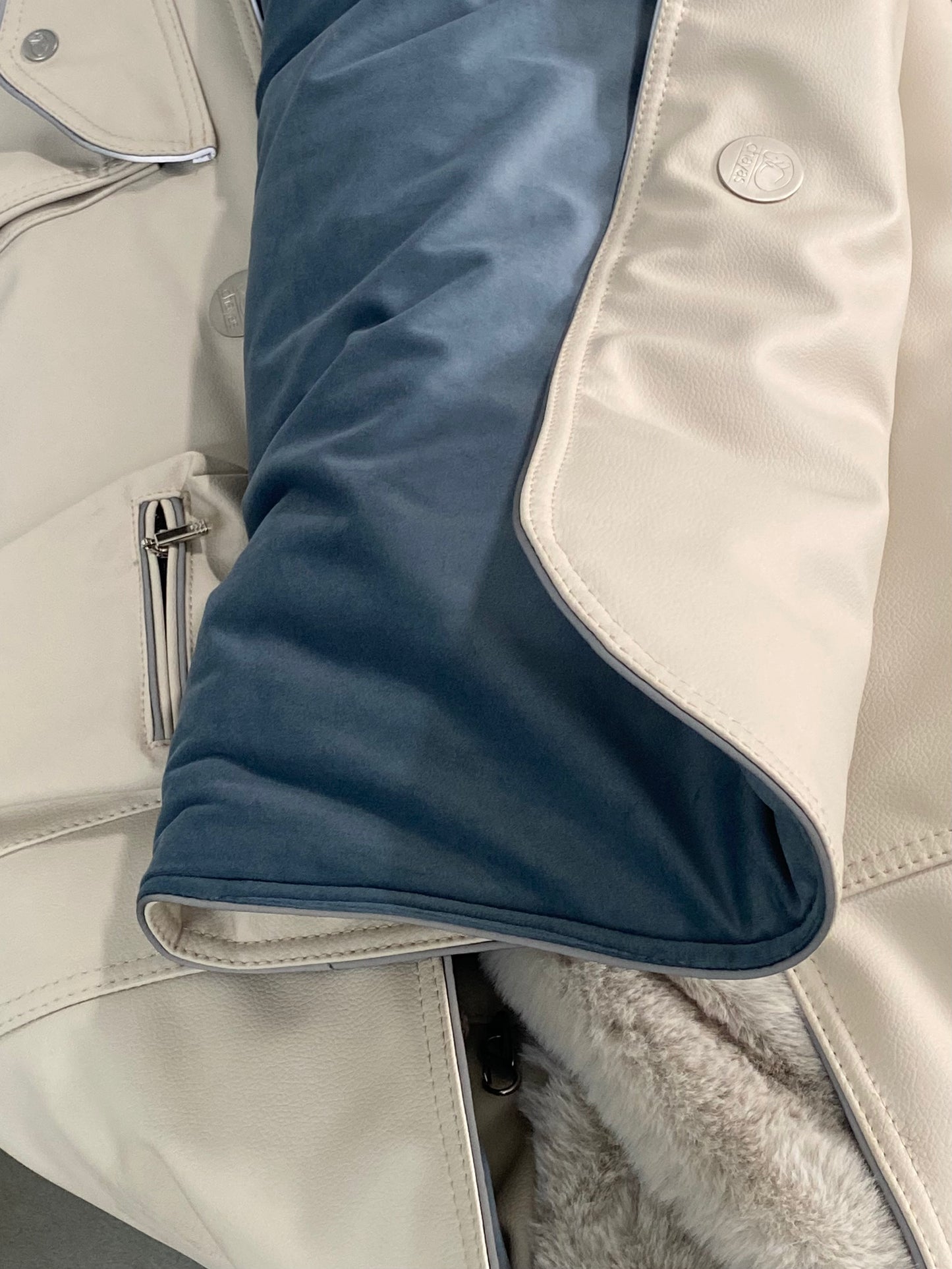 Hundetasche Weekender ice - iceblue, silverstone Inlay