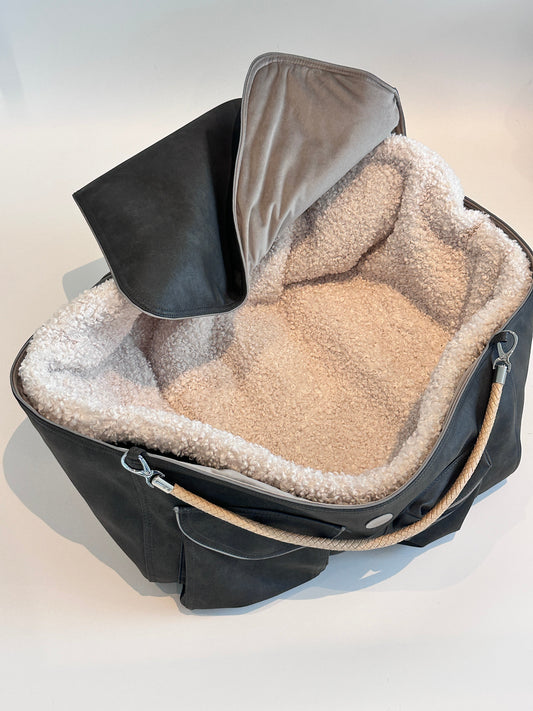 Hundetasche Weekender 4Seasons, anthrazit natur, M