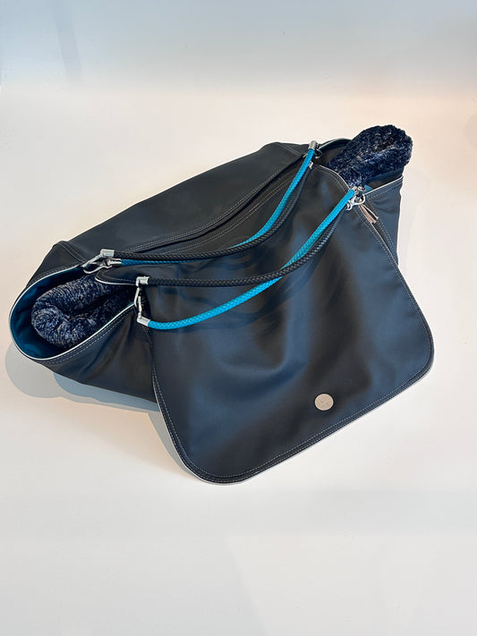 Weekender 4Seasons, schwarz turquise, M