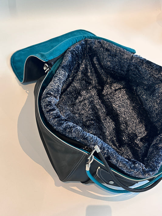 Weekender 4Seasons, schwarz turquise, M