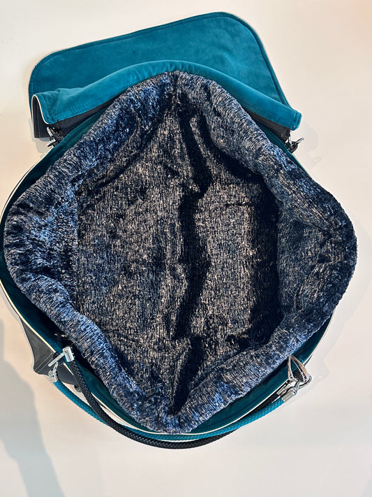 Weekender 4Seasons, schwarz turquise, M