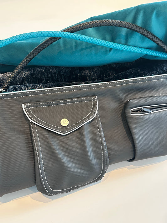 Weekender 4Seasons, schwarz turquise, M