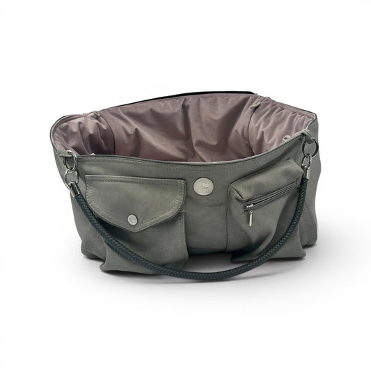 Hundetasche Weekender Solo  [[ platin grey - dusty rose ]]